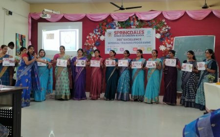 स्प्रिंगडेल्स स्कूल में शिक्षक प्रशिक्षण शिविर आयोजित