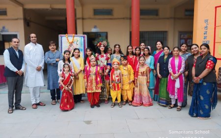 समेरिटंस विद्यालय में श्रद्धाभाव के साथ श्रीकृष्ण जन्माष्टमी महोत्सव की धूम