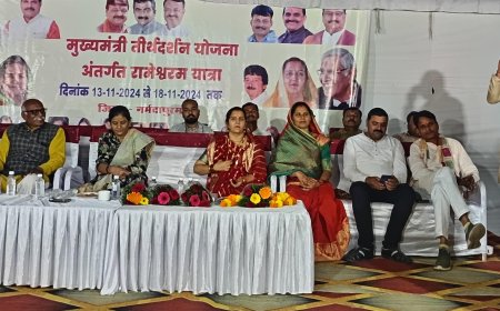 280 तीर्थयात्रियों का दल रामेश्वर रवाना* नगरपालिका अध्यक्ष और राज्यसभा सांसद ने दी बधाई