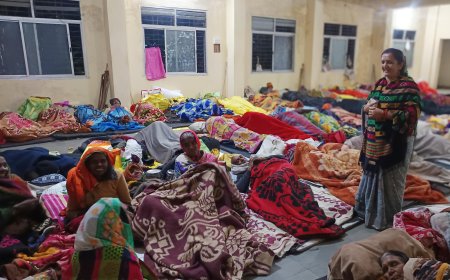 *कड़कड़ाती ठंड में नपाध्यक्ष नीतू यादव ने देर रात किया रैन बसेरों का निरीक्षण*