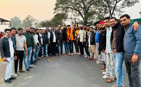 *नवनियुक्त भाजपा मंडल अध्यक्ष रुपेश राजपूत का भव्य स्वागत