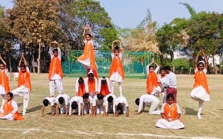 सरस्वती शिशु विद्या मंदिर उच्चतर माध्यमिक विद्यालय नर्मदापुरम  मैं आयोजित विभिन्न कार्यक्रमों में मनमोहक प्रस्तुतियों ने मनमोहन लिया