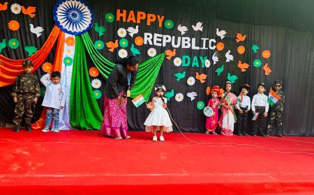 द चैम्प्स फन स्कूल में 76वें गणतंत्र दिवस का भव्य आयोजन