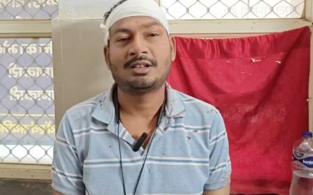 थाने से चंद क़दम दूर ऑनलाइन संचालक पर जानलेवा हमला