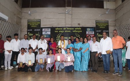 *प्रतिभा का उत्सव, भविष्य की तैयारी: 800 से अधिक विद्यार्थियों का हुआ भव्य सम्मान*
