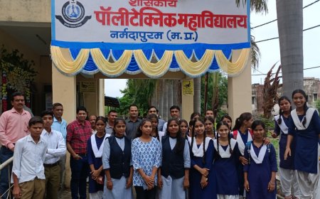 पॉलीटेक्निक कॉलेज में प्रवेश मेले का हुआ आयोजन