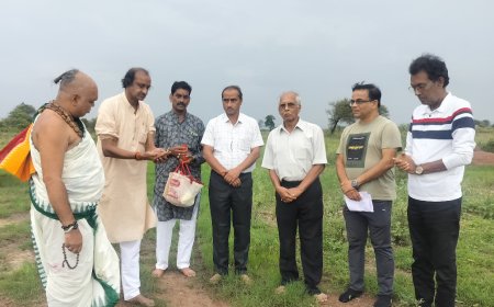 कालीबाड़ी निर्माण के लिए डा शर्मा ने दान की भूमि रोहना में बनेगा भव्य मंदिर