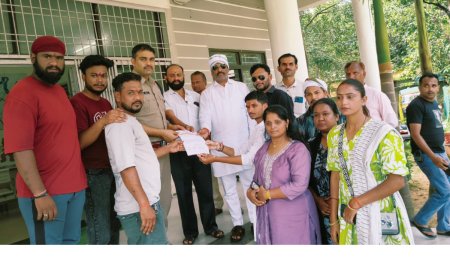 गरबा महोत्सव में गैर हिन्दू   सूचना वर्जित ,एसपी को दिया ज्ञापन