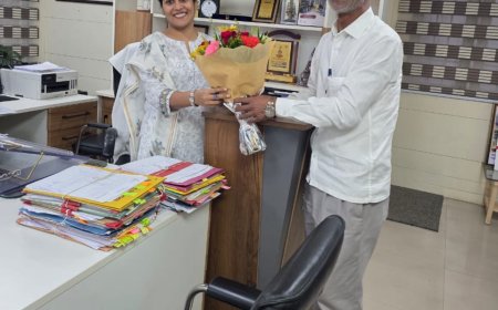 राज्य शिक्षक संघ के प्रदेश अध्यक्ष जगदीश यादव के नेतृत्व में संघ का प्रतिनिधि मंडल समस्याओं को लेकर आयुक्त लोक शिक्षण से मिला