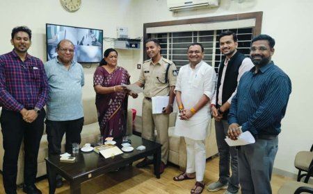 राज्यसभा सांसद श्रीमती माया नारोलिया ने पुलिस अधीक्षक से अवैध गतिविधियों को लेकर मुलाकात की