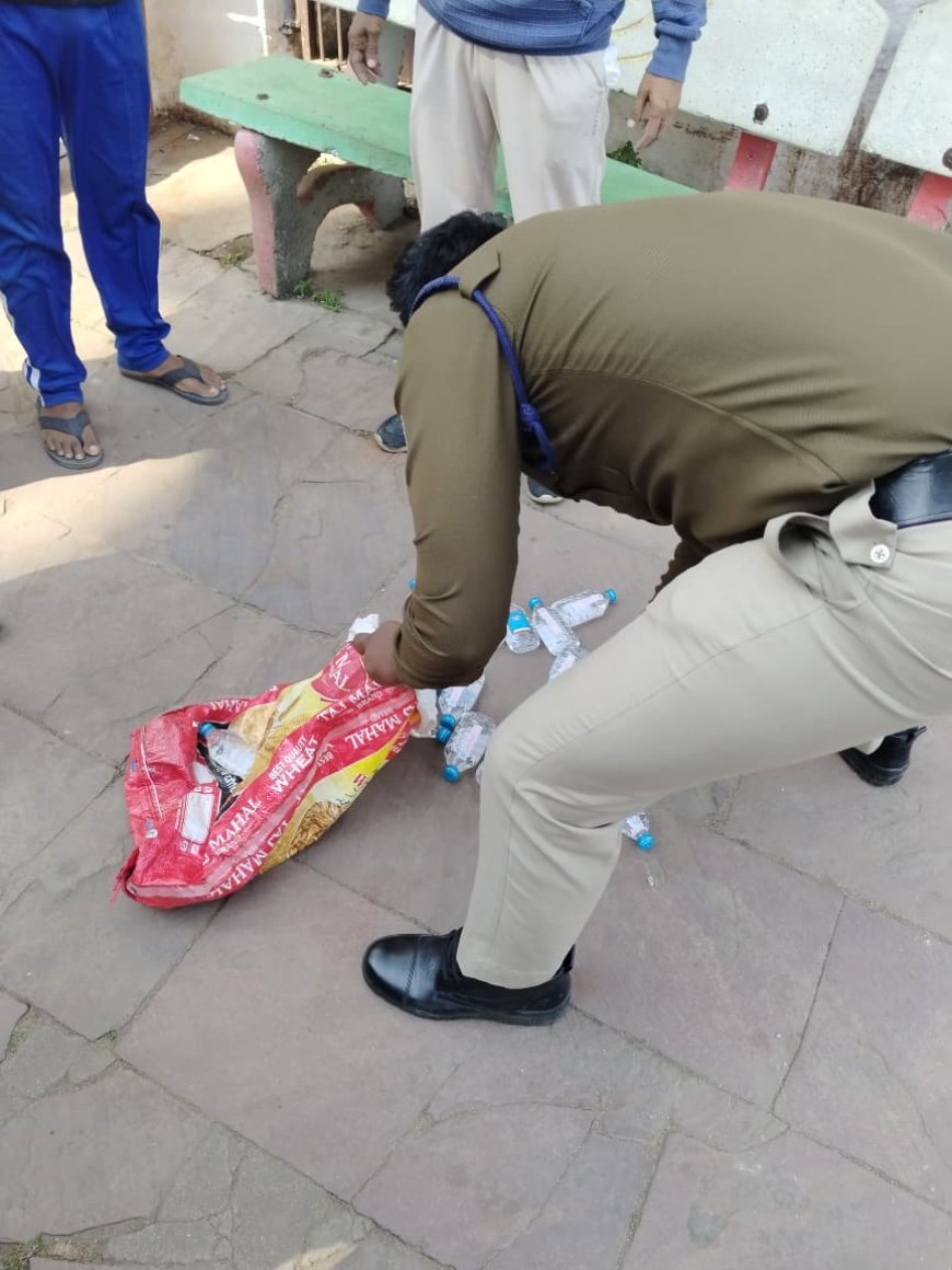 • नर्मदापुरम के चित्रगुप्त मंदिर के नीचे बनी धर्मशाला  में पुलिस ने कीशराब जप्त