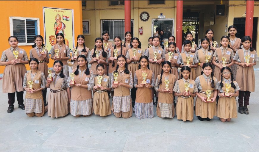 नवीन शिक्षा सत्र के प्रथम दिवस समेरिटन्स में प्रवेशोत्सव  बच्चों में दिखा उत्साह