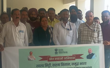 केंद्रीय मात्स्यिकी शिक्षा अनुसंधान संस्थान पवारखेड़ा, नर्मदापुरम द्वारा खेत बचाओ अभियान के अंतर्गत प्राकृतिक खेती को बढ़ावा देने के लिए कृषक संगोष्ठी की गई